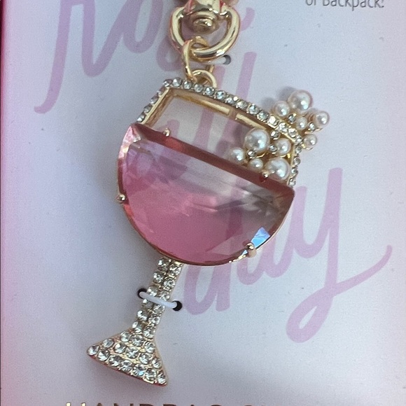 Whimsical Champagne w/ Bubbles Bag Charm 🥂🍾 - Picture 2 of 7